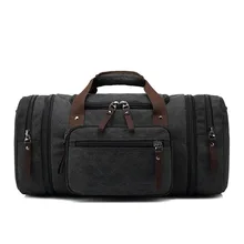 Brand Men's Travel Bag Vintage Canvas Handbags Large Capacity Business Duffle Bag Outdoor Travel Multifunctional Crossbody Bags
