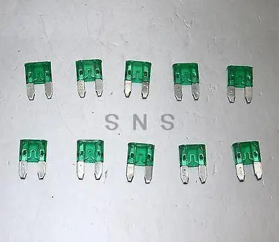 30A 30 Ампер ATM мини лопастной предохранитель аудио аксессуары SKF-08-30A 100 шт