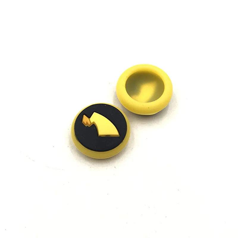 black er duo Силиконовый джойстик для пальца NS Joy Con, 200 шт., чехол-накладка, аналоговые колпачки для переключателя kingd, контроллер Ns Joy-con - Цвет: black er duo