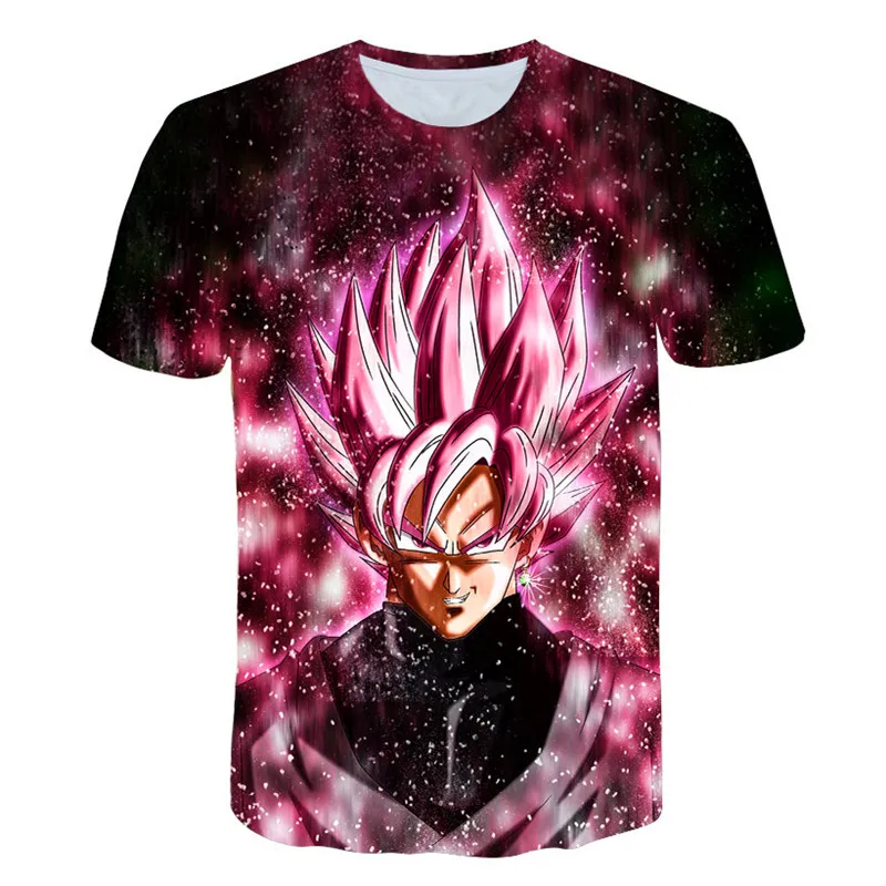 Футболка для взрослых Аниме Dragon Ball Super Saiyan, новинка, летняя Высококачественная Мужская Футболка реглан, повседневные футболки, S-6XL