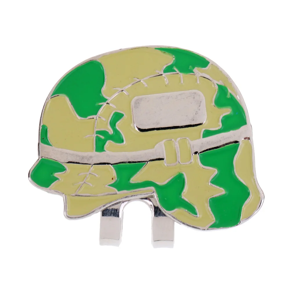 Golf Hat Clip With Detachable Magnetic Golf Ball Marker Stylish Cute Cap Clip Random Color