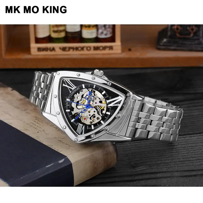 Часы наручные мужские автоматические люксовые брендовые уникальные деловые с