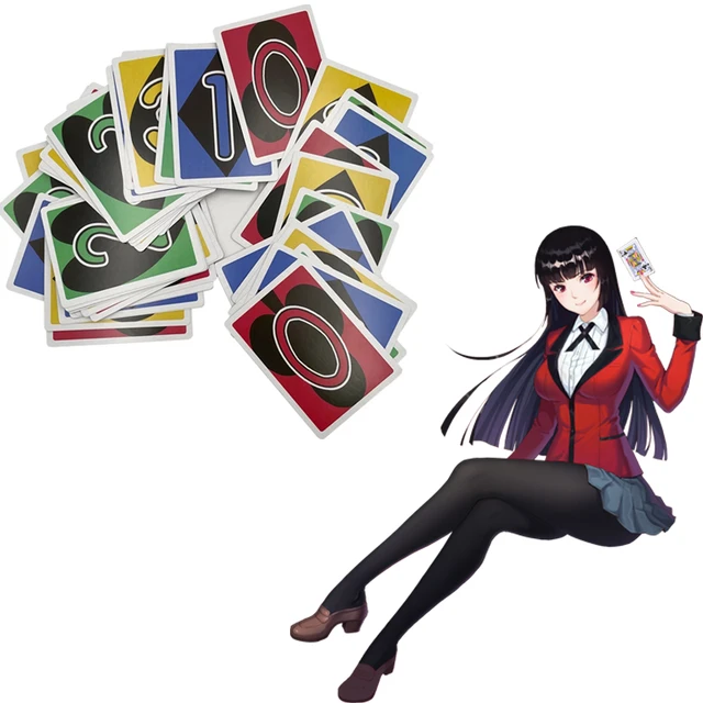 Anime kakegurui jogando cartas brinquedo nim zero cartão de jogo yumeko  jabami cosplay adereços mary ryuta kirari midari runa ponte poker -  AliExpress