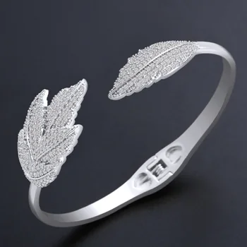 

Zlxgirl free shipping luxury Brand AAA cubic zircon copper bangle jewelry women wedding bridal bracelet bangle Velvet bag gifts