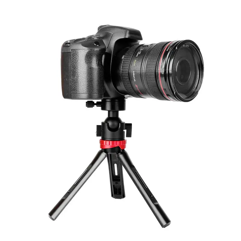Kingjoy Kt-60 мини-штатив Настольный видео Кронштейн низкий угол обзора съемки-для мобильных телефонов и цифровых зеркальных камер