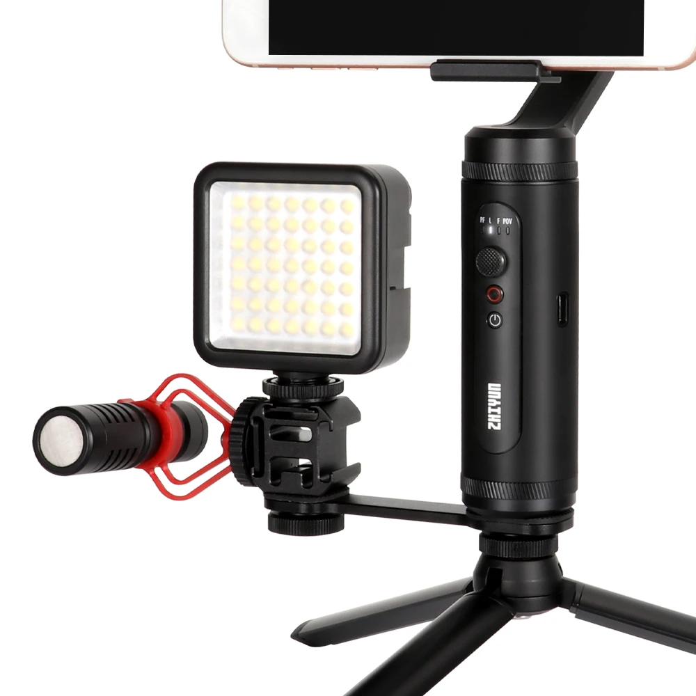 zhiyun smooth q2 3 axis mini gimbal stabilizer smart phone mobile gopro smartphone