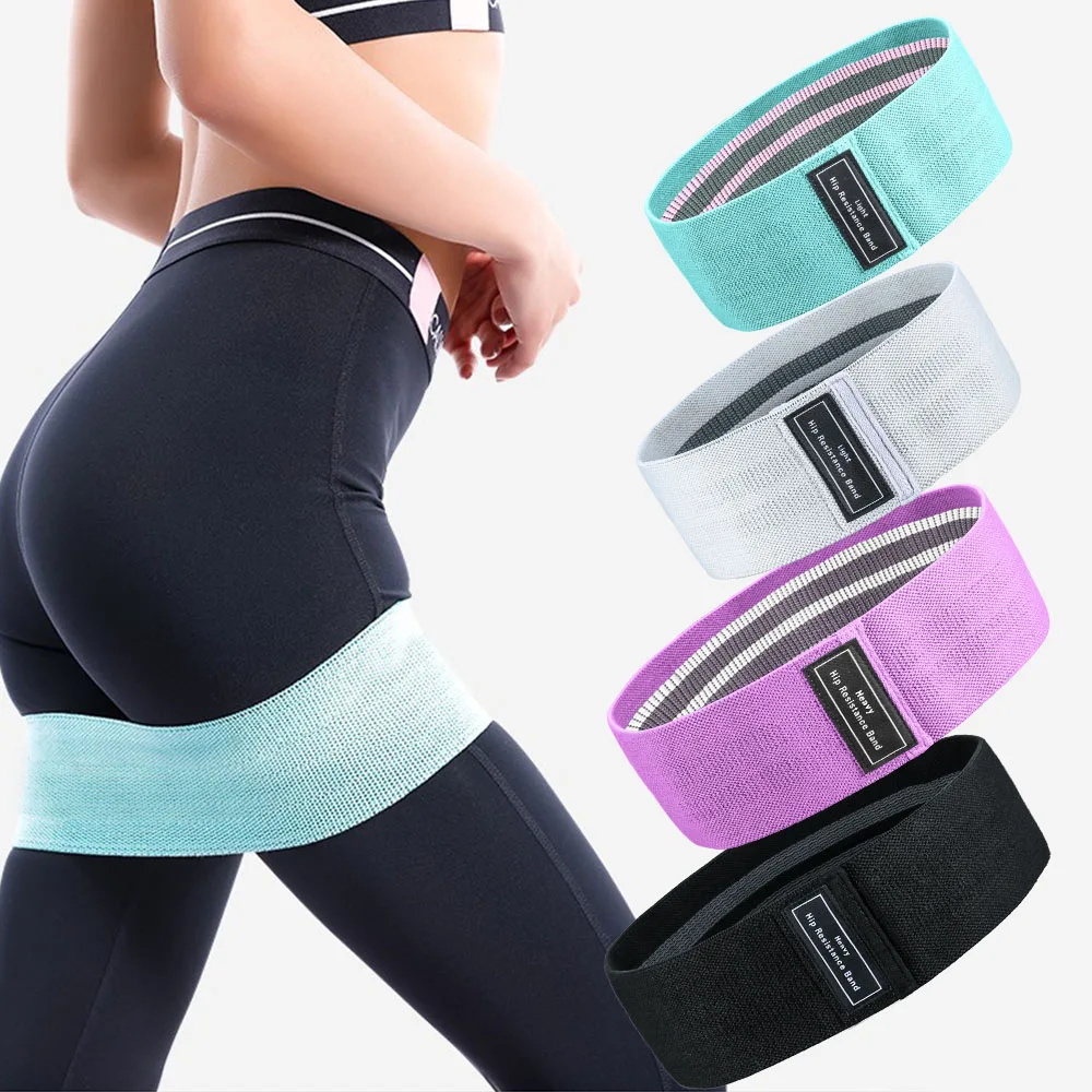 

3-Piece Resistance Band Set for Leg Butt Exercise Expander Rubber Bands Wide Workout Elastica Bands Anti Slip Circle Loop Bands