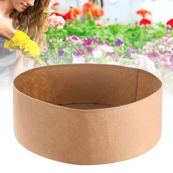 

Grow Bag Root Control Garden Potato Home Round Bucket Lawn Yard Carrot Flower Pot Non-woven Fabric Vegetable Plant Thickened