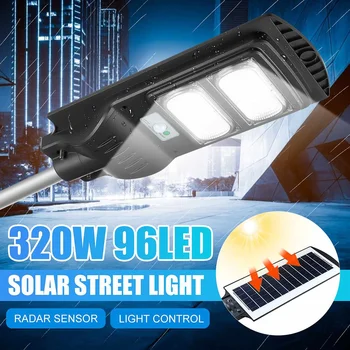 

160W 320W 480W LED Solar Street Light Outdoor Lighting Dusk to Dawn Sensor Garden Solar Wall Lamp Super Bright Waterproof IP65