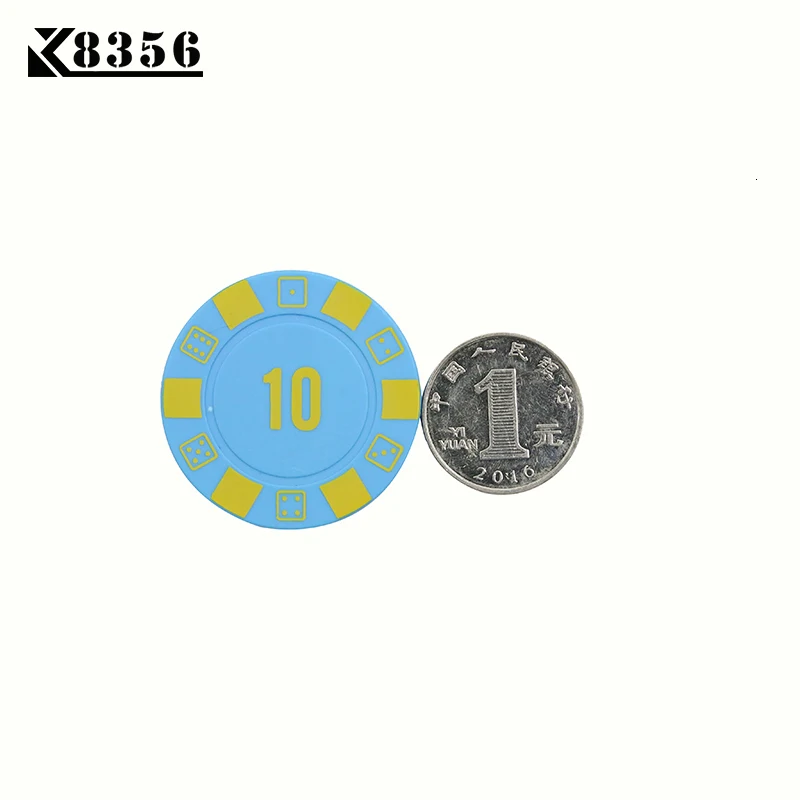 K8356 25 шт./лот 4g ABS игральные кости Техасский Холдем чипы для настольных игр