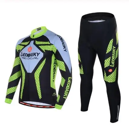 LEOBAIKY Pro, набор Джерси для велоспорта, Мужская одежда для велоспорта, Roupa Maillo ciclismo, одежда для велоспорта с длинным рукавом, мужские комплекты Джерси, костюм для верховой езды