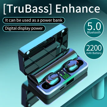 

Bluetooth headset 5.0TWS touch wireless bluetooth headset real wireless stereo sports noise reduction charging bin