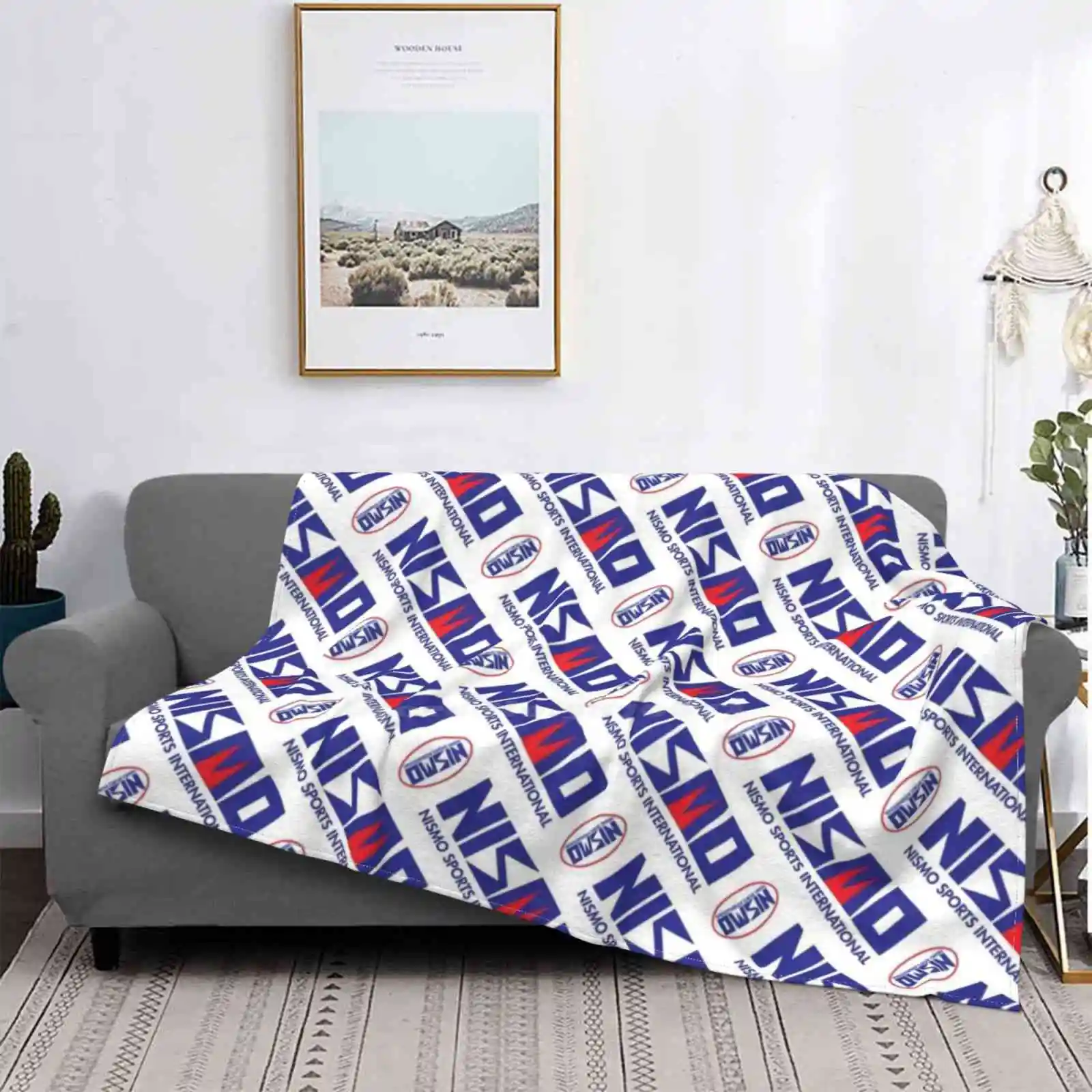 

Nismo-Classic Box Print Low Price New Print Novelty Fashion Soft Warm Blanket Nismo Jdm Drift Nissan Turbo Drifting R34 R35