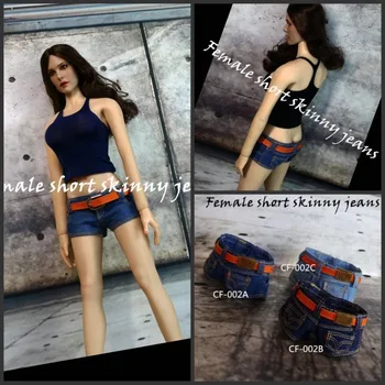 

1/6 ultra short ultra low waist denim shorts female clothing suitable for PH In stock