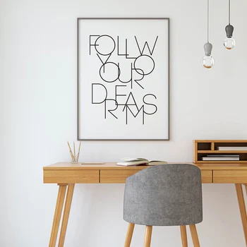 

Motivational Quotes Wall Stickers- Follow Your Dreams