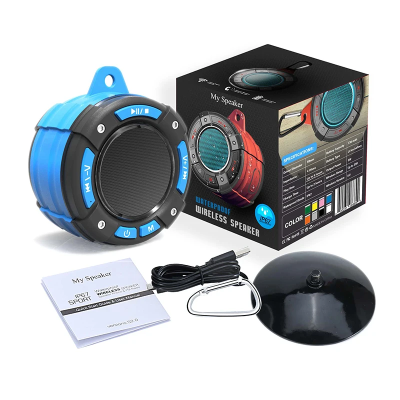 IPX67 Водонепроницаемый Bluetooth динамик для iPhone 11 Pro Max Xs Max 8 7 Plus samsung huawei Портативный беспроводной fm-радио громкий динамик