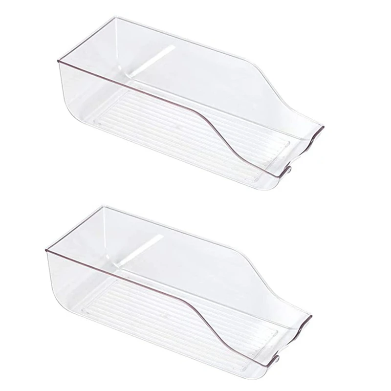 Refrigerator Organizer Bins for Soda Freezer Drink Holder Storage Bins