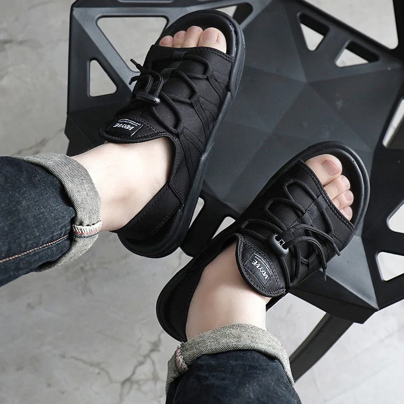 

2020 Summer quality sandals men sports casual beach slippers shoes Vietnam Rubber soft sole sandals for male YM1997
