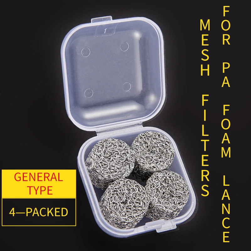 Car Wash For High Pressure Washer  Foam Cannon Lance Mesh Filter High Density Tablet Replacement Accessories For Foam Generation 2