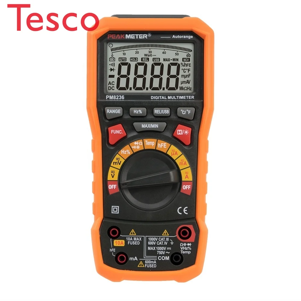 

digital multimeter with USB interface MS8236, hotsale USB multimeter MS8236 with True RMS