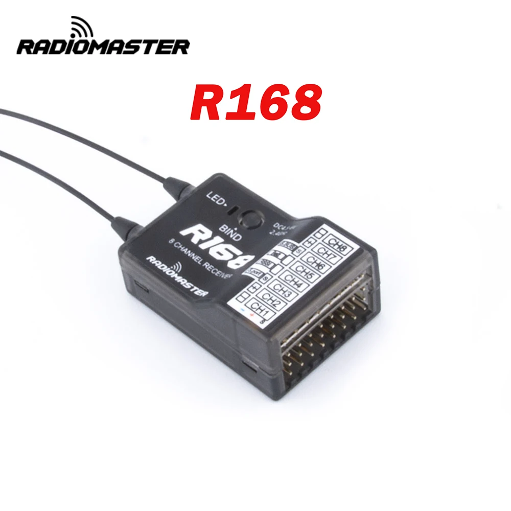 RadioMaster R81 R84 R86 R86C R88 R161 R168 2.4G Nano Receiver Compatible FrSky