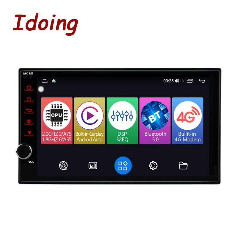 Idoing Car Head Unit Plug And Player Android 2 Din For Nissan Almera