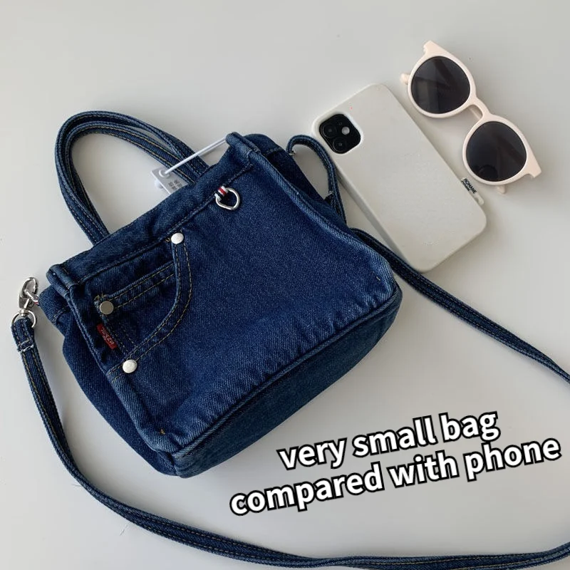  GIRL★ Iconic Denim Handbag Ride The Wave Denim Bag