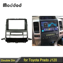

Double 2 Din Radio Fascia for Toyota Prado J120 GPS Navigation DVD Stereo Panel Dash Mounting Installation Trim Kit Face Frame