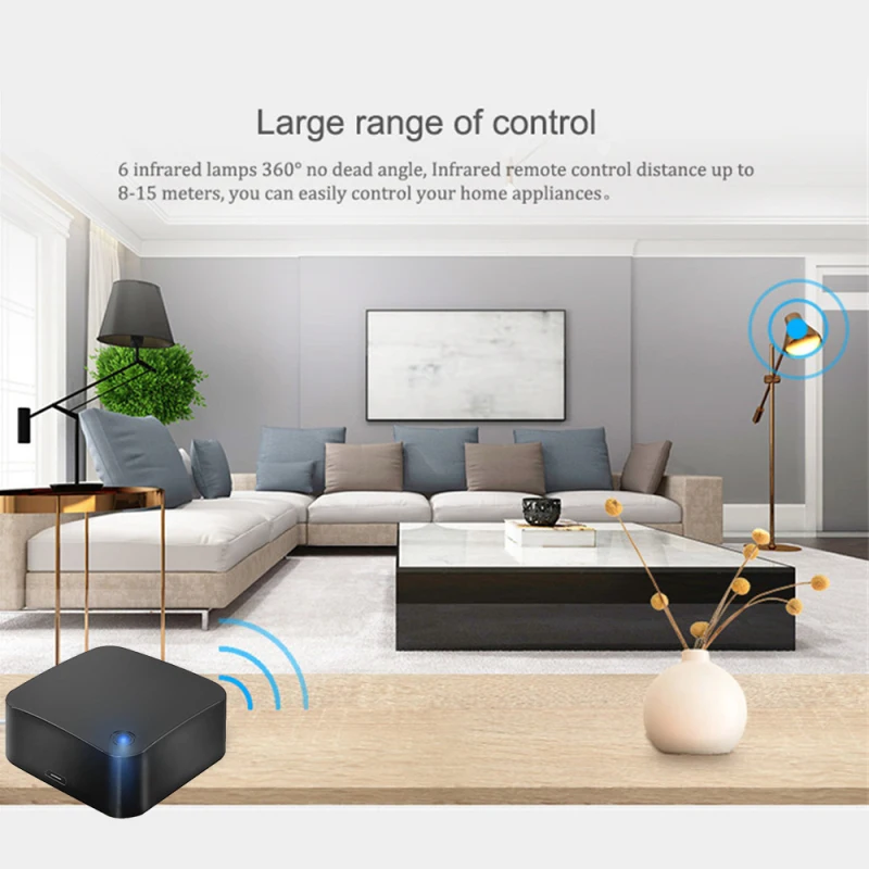 Tuya Smart Беспроводной Wi Fi ИК пульт дистанционного управления Home APP инфракрасный