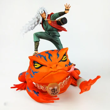 

29cm Anime Naruto Shippuden Gama Sennin Jiraiya Necromancy Gama-Bunta Action Figure PVC Toy Brinquedos Collection