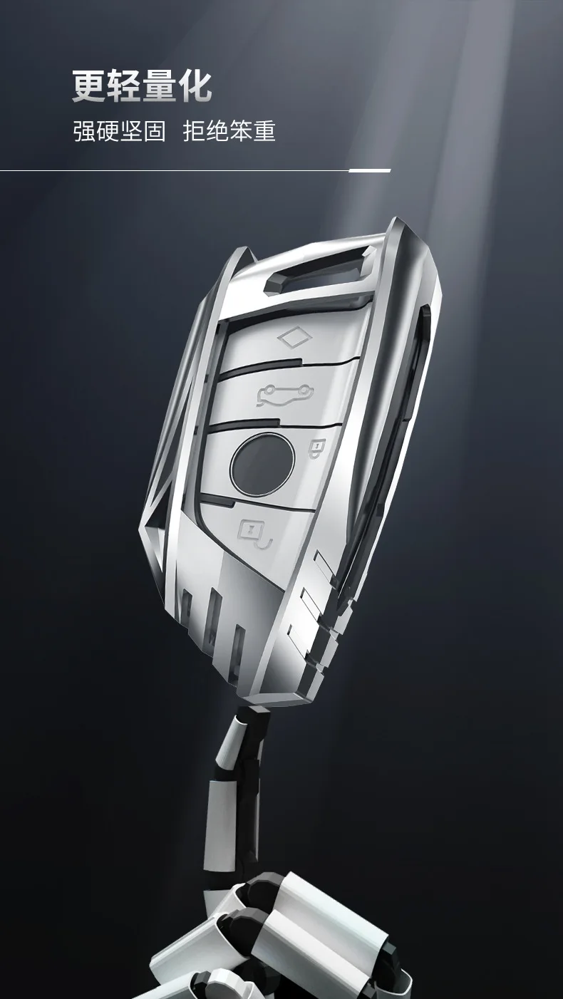 In Lega di zinco Auto Chiave A Distanza Della Copertura Della Cassa Fob Per BMW X3 X4 GT3 GT5 1 2 3 4 5 Serie F20 F21 F30 F31 F32 F35 F23 F25 F07 Portachiavi -