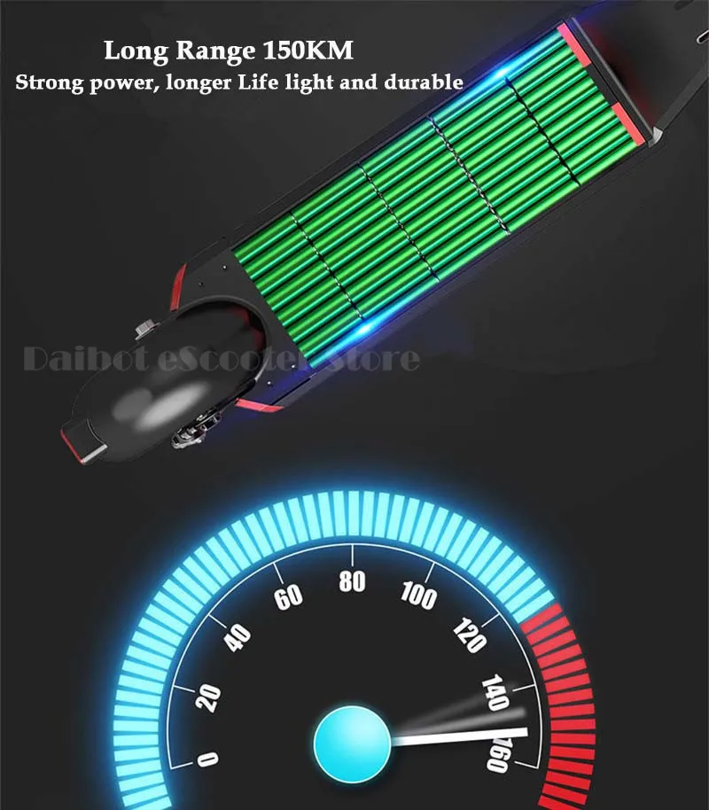 Daibot Portable Electric Scooter Two Wheels Electric Scooters Brushless Motor 500W 36V Adult Child Kick Scooter With Two Seat  (11)