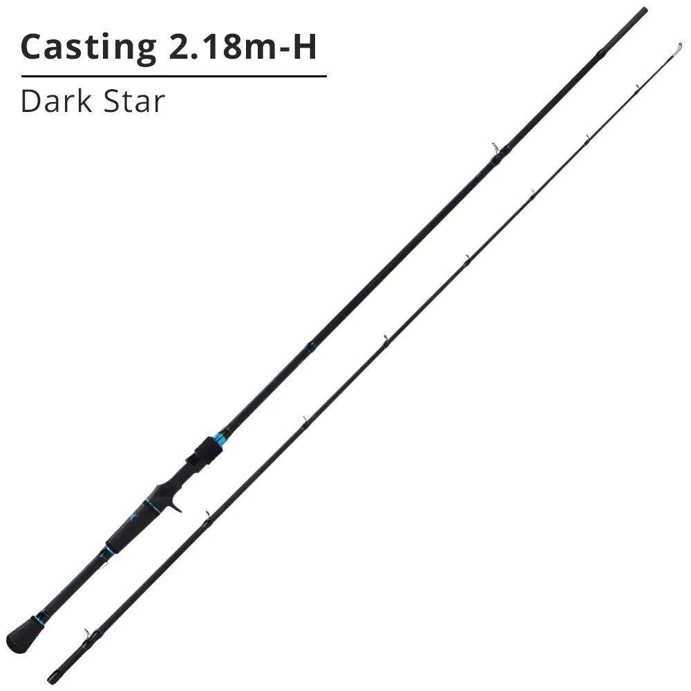 Casting 2.18m-H KastKing Crixus 2,08 м 2,18 м 2,28 м спиннинговое Литье удочка 2 шт. 24 тонны углеродное волокно Средний Быстрый с sic-кольца - Цвет: Casting 2.18m-H