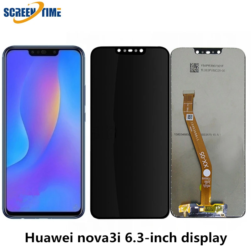 Запасные части для Huawei Nova 3i оригинальный дисплей 6 3 дюйма ЖК с тачскрином рамкой
