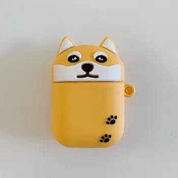 

Cute Cartoon Dog Animal Pattern Protective Case Silicone Cover for Airpods 1/2
