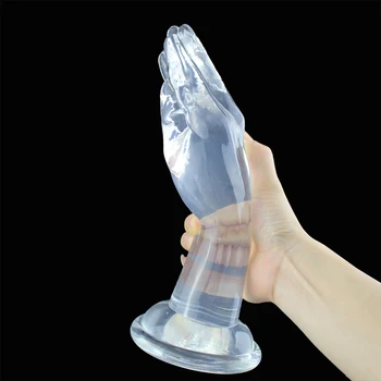 Sex products fist dildo anal plug suction cup big hand Dildo Anal stuffed butt plug large penis fist masturbate sex toys women 4