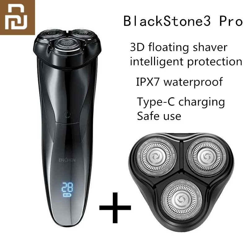 Xiaomi MIJIA Smart 3D электробритва с плавающей головкой BlackStone 3 Pro моющаяся IPX7 Водонепроницаемая lcd type C Зарядка для длительного срока службы|Смарт-гаджеты|   | АлиЭкспресс