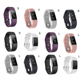 

Wristband Checkered Pattern Watch Replacement Strap for Charge 2 Wrist Band Metal Buckle Smart Wearable Device Repair