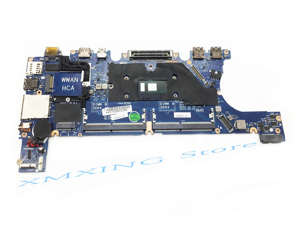 

Материнская плата FULCOL для ноутбука DELL Latitude 7270 E7270, модель I7-6600U 0T0V7J T0V7J, протестирована на 100%