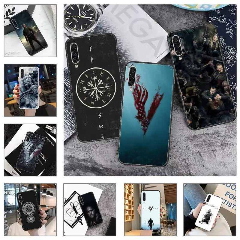 

Ragnar Lothbrok Vikings Phone Case For Samsung S 7 8 9 10 20 A 21S 20e 50 51 71 note9 10 J4 plus 20 ultra