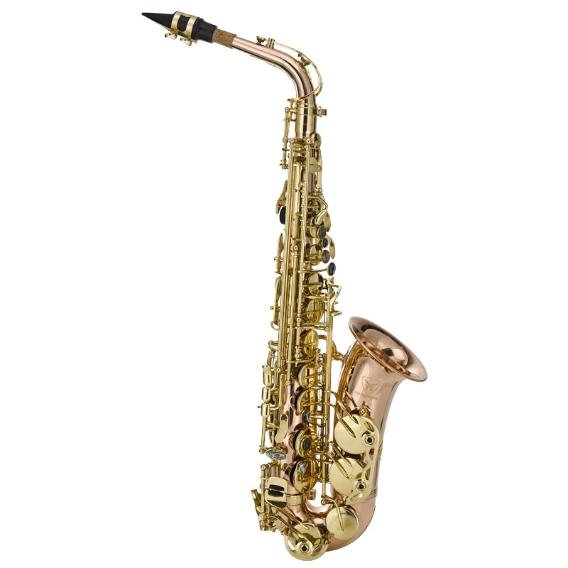 MARGEWATE высокое качество Alto Eb Tune саксофон фосфор Медь золотой лак E плоский саксофон музыкальный инструмент