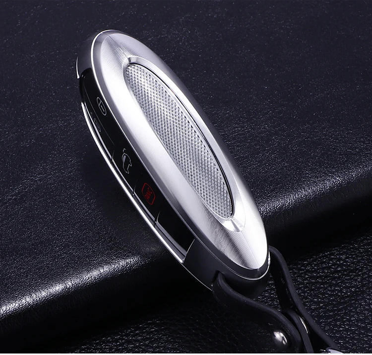 Aluminum Alloy Key Cover Case For Bentley Bentayga Continental GT Car-Styling Key Protection keychain