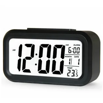 

Electronic Table Clocks Hot Sale Large LED Digital Alarm Clock Temperature Display For Home Office Travel Desk Decoration Clock