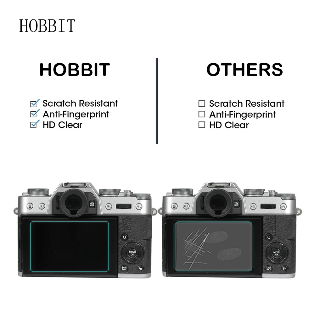 2 упаковки для цифровой камеры Fujifilm X-T10 X-T20 XT10 XT20 0,3 мм 2.5D 9H прозрачная защитная пленка из закаленного стекла для ЖК-экрана