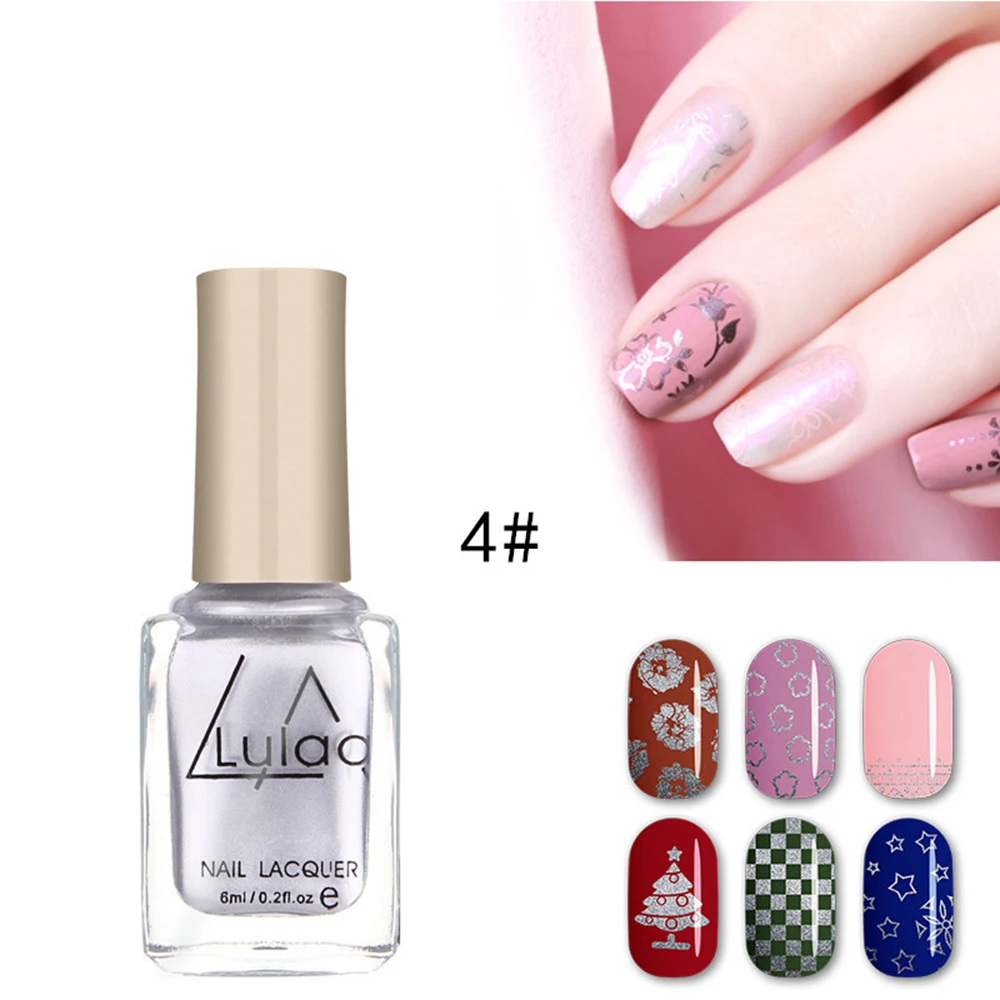 Лак для ногтей Lulaa 6 мл лак стемпинга на выбор Vernis A Ongle TSLM2|Лак ногтей| |