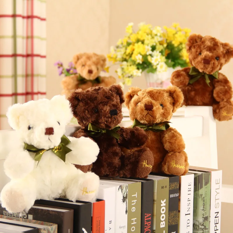 

Creative Silk Scarves Teddy Bear Doll Little Bear Plush Toys Doll Wedding Game Activity Gift
