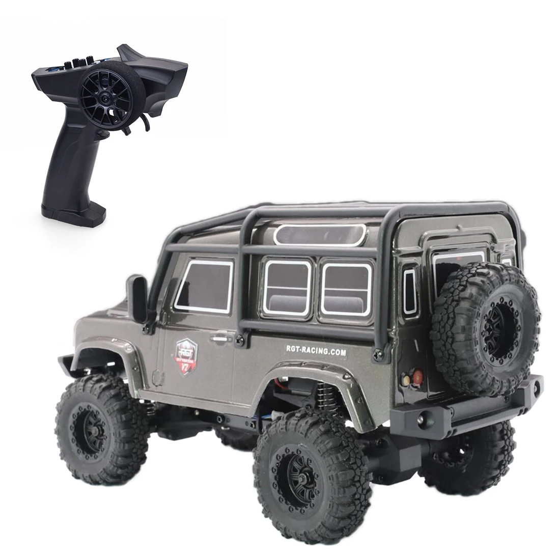 RGT V2 Mini 1/24 D90 15 км/ч Land Rover внедорожник 4WD RC Гусеничный обучающая игрушка для детей-RTR версия бордовый/Карбон серый
