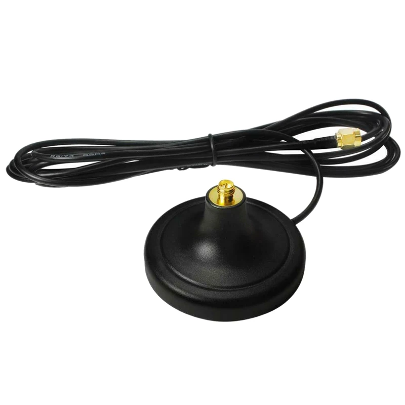

WiFI 3G 4G Antenna Strong Magnetic Stand Base RP-SMA Connector with 3Meter Cable