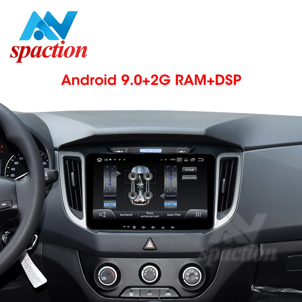 Автомобильный dvd плеер Anspaction мультимедийный проигрыватель для hyundai creta 2015 2019 с