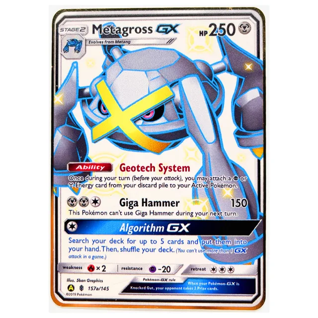 27 Styles Pokemon Metal Star Charizard Greninja Rayquaza Mewtwo Toys Hobbies Hobby Collectibles Game Collection Anime Cards 4